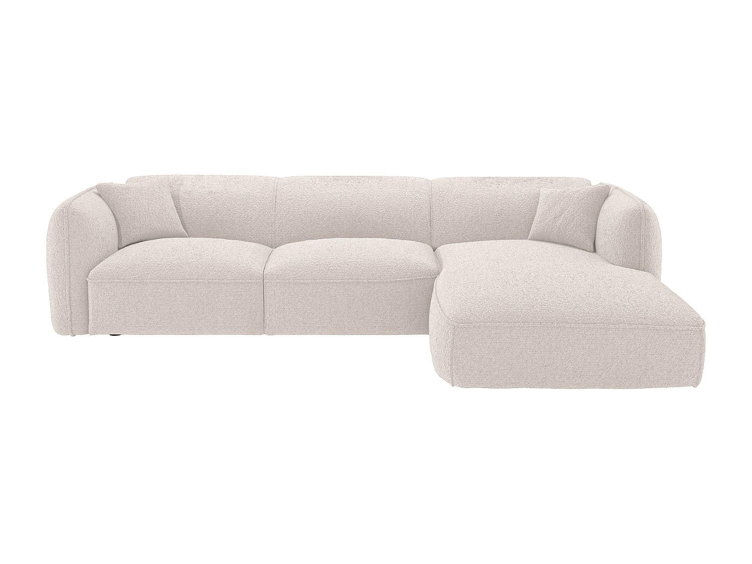 SCHLAFSOFA - 5 Personen - stoff - beige Camilio - Beige, Textil (274/74/174cm) - Vente-Unique