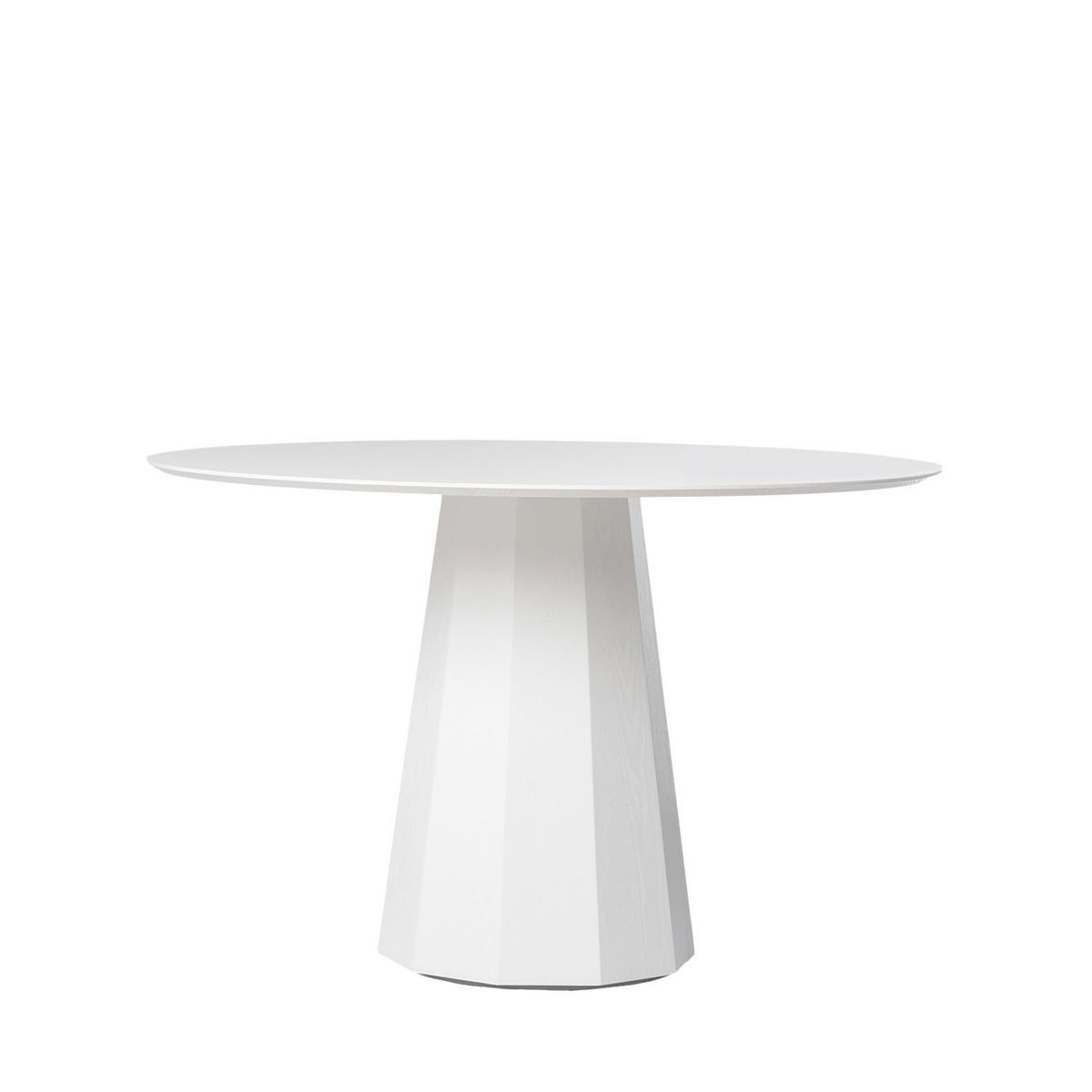 ESSTISCH Olivier Weiß 120 cm x 76 cm - Weiß, Holzwerkstoff (120/120/76cm)