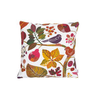 KISSENHÜLLE Zauberwald elfenbein-bunt Baumwolle 40/40 cm - Ecru/Multicolor, Textil (40/40cm) - beties Heimtextil