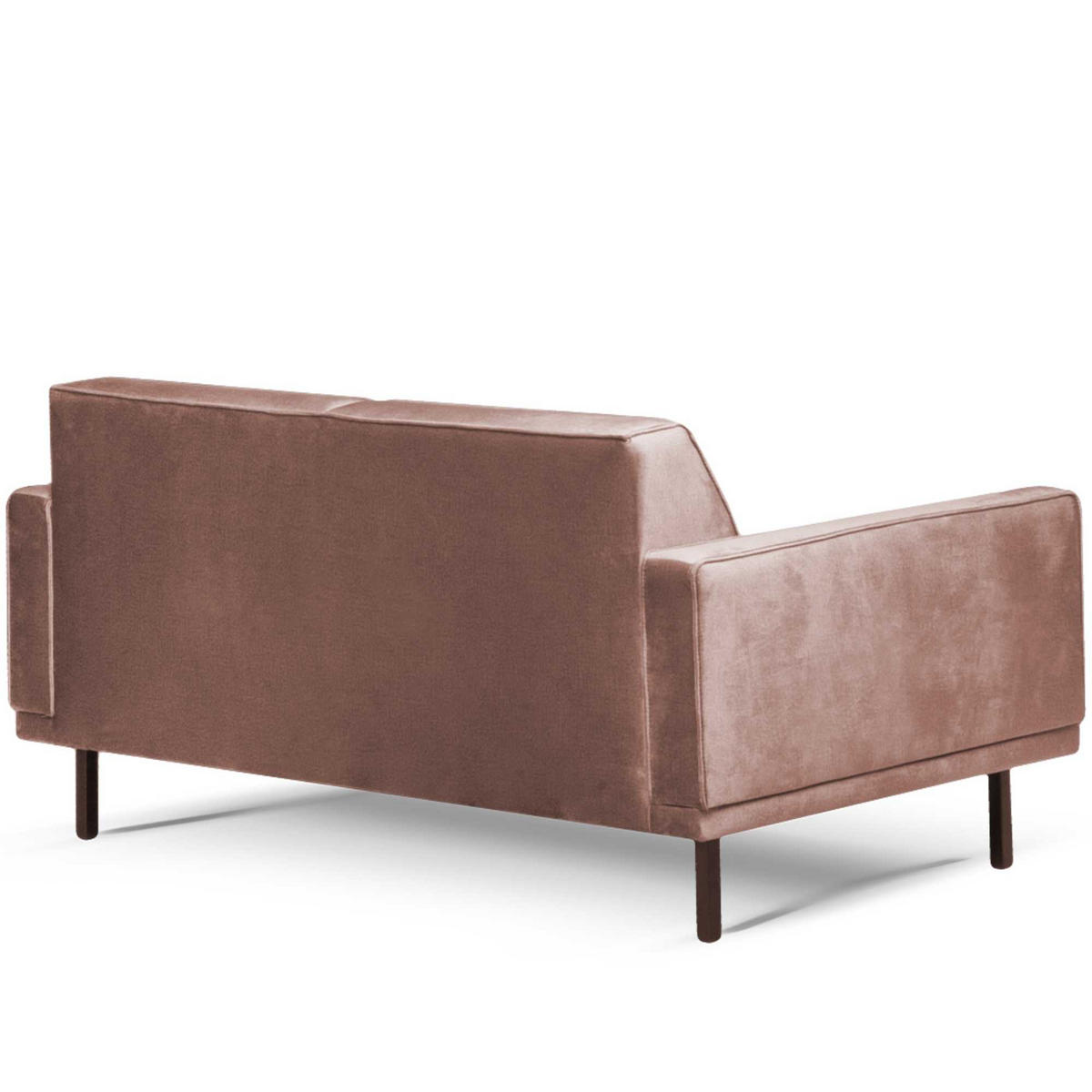 EINZELSOFA BARO 2-Sitzer,Pink - Pink, Holz/Textil (150/71/81cm) - KONSIMO®