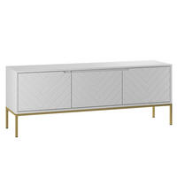 TV-MÖBEL Daria Weiß - Weiß, Holzwerkstoff (151/77/39cm) - Petits-meubles