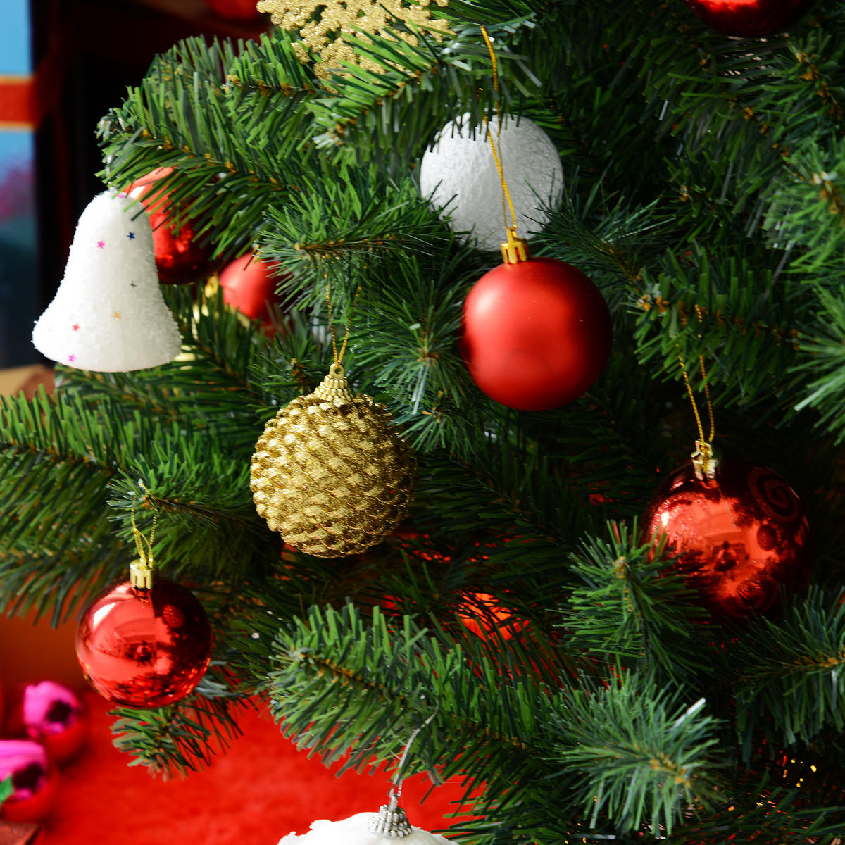 WEIHNACHTSBÄUME Grün 81.0/81.0/210.0cm - Grün, Kunststoff (210cm)