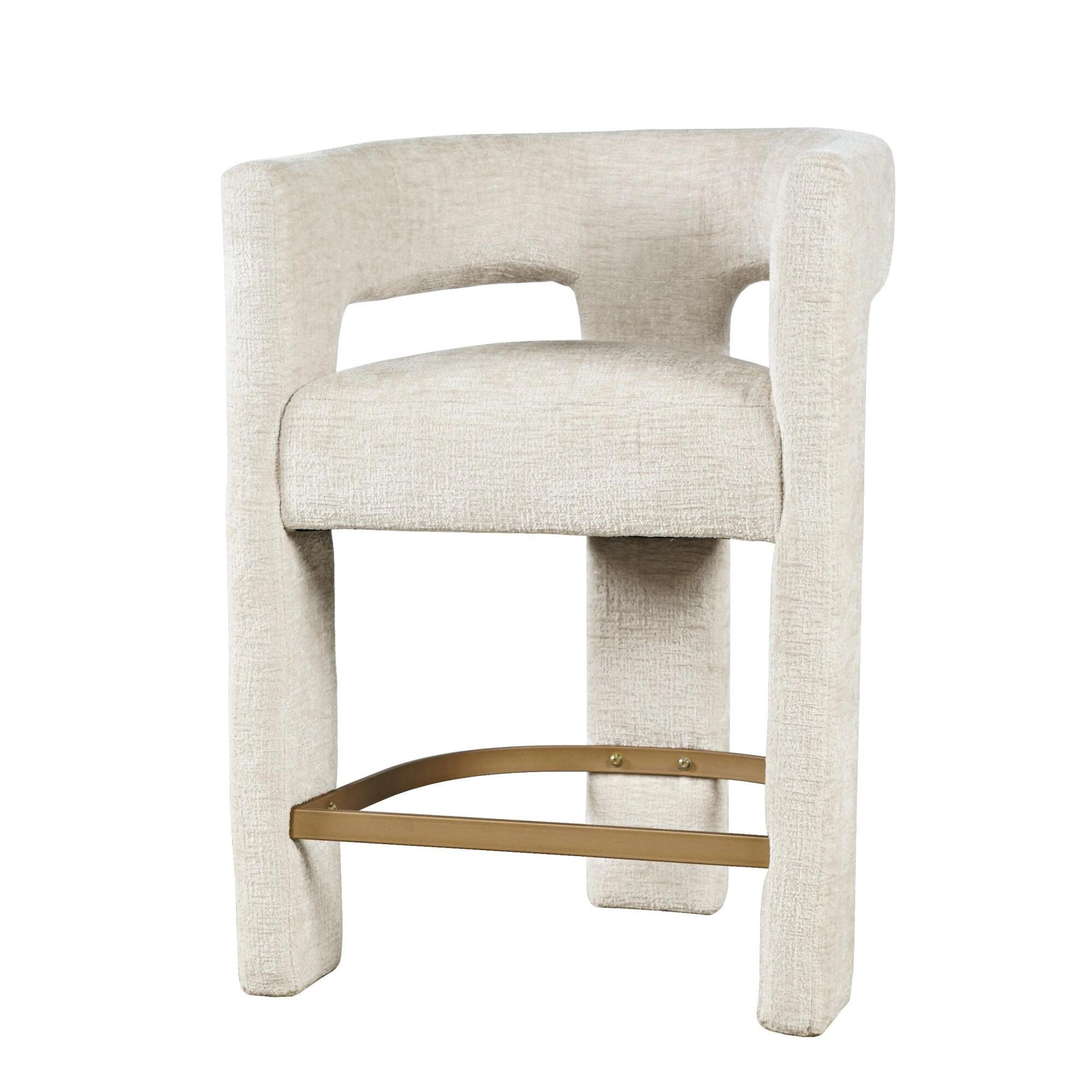 Furnlux Barhocker Beige 61x89x57 cm