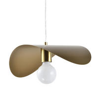 HÄNGELEUCHTE Piuma, Gold, 45cm - Goldfarben, Metall (45/23/15.5cm) - KOSILUM