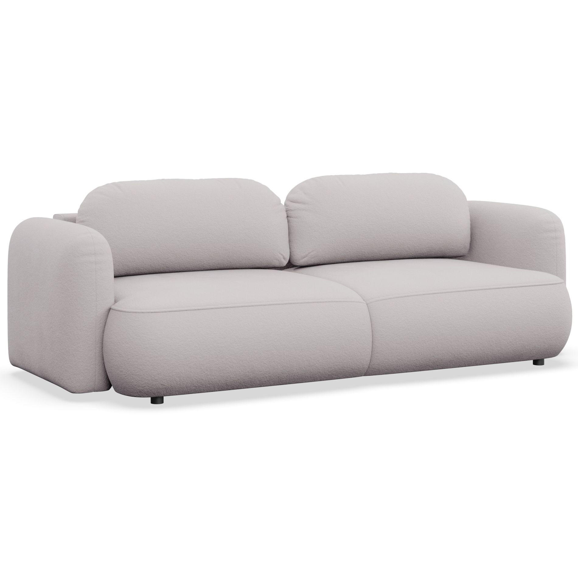 Thumbnail - Selsey 3-Sitzer, Taupe, Textil, 253x82x110 cm, Wohnzimmer, Sofas & Couches, Schlafsofas