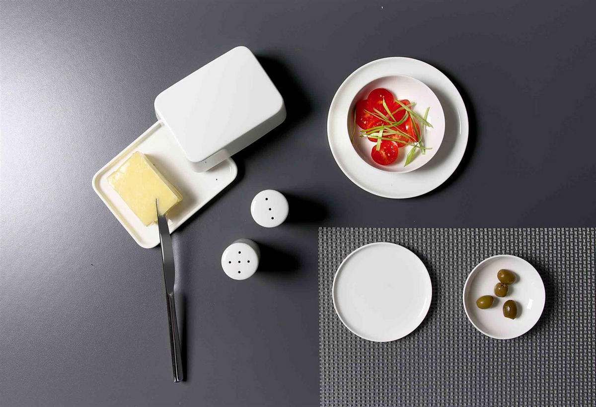 BEILAGENTELLER Skagen weiß ø 12 cm 12er Set - Weiß, Keramik (12cm) - Ritzenhoff Breker