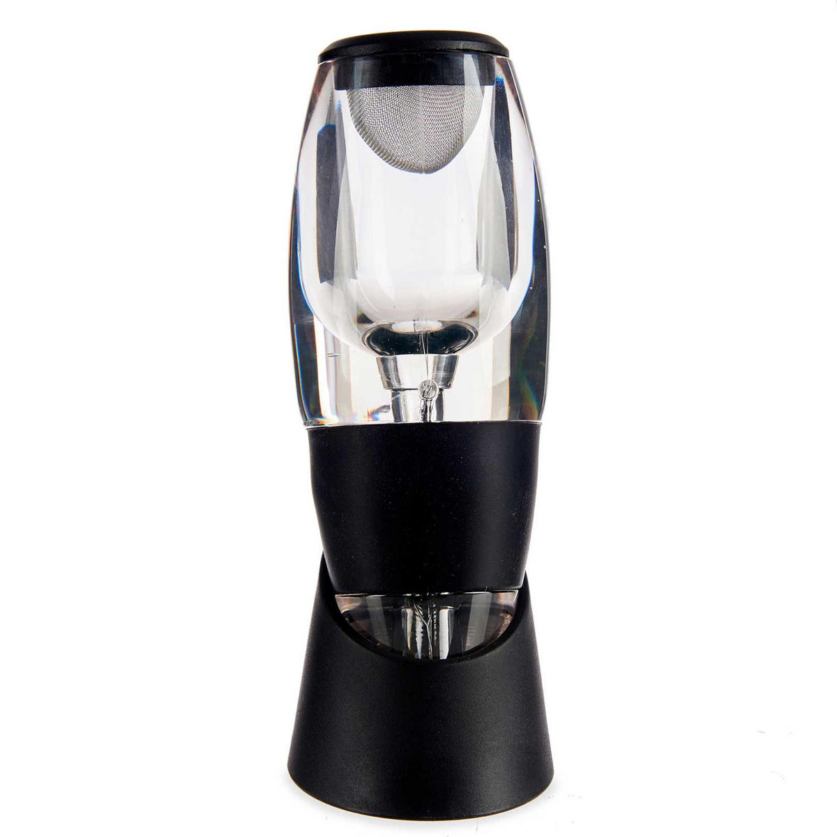 WEINBELÜFTER Aerator - Schwarz, Glas (6/18.6/7cm) - Kinvara