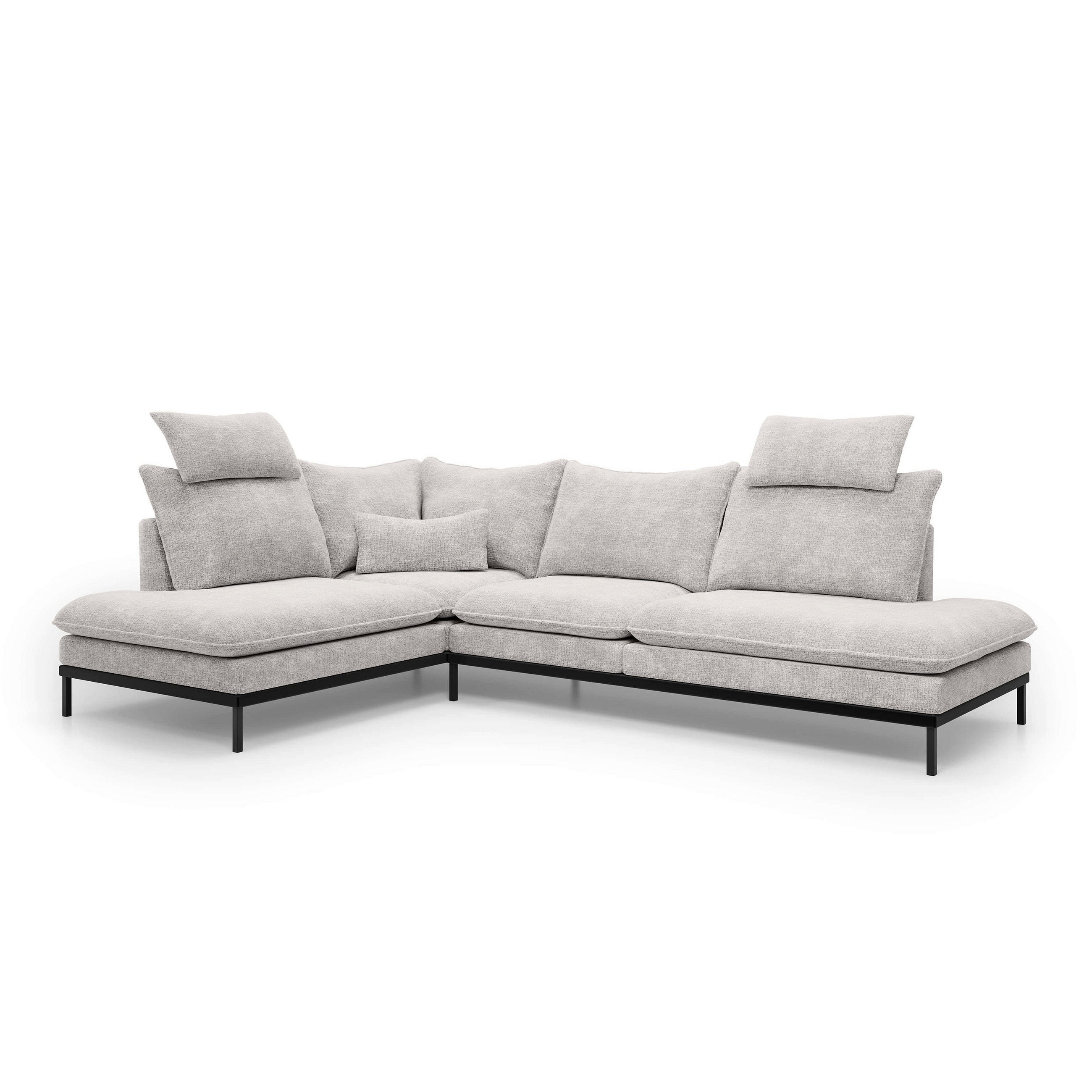 ECKSOFA Leafy Multicolor 293 cm - Multicolor, Textil (293/90/198cm) - Pillovely