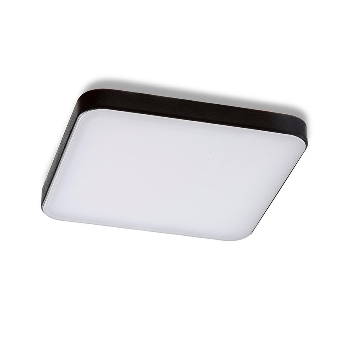 EINBAULEUCHTE BJORK SQ 9 Schwarz 6 W - Schwarz, Metall (9/9/2cm) - Rendl