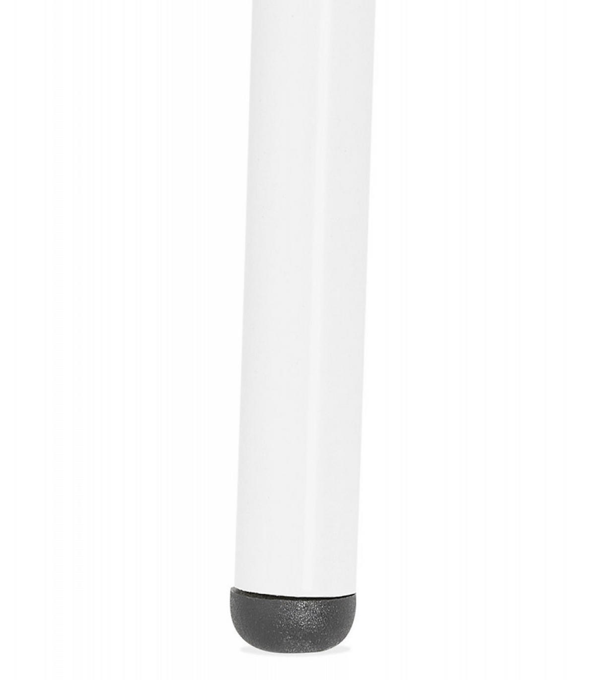 SCHALENSTUHL SALY Kunststoff mit Armlehnen und Metallgestell, Weiß 50x58,5x82 cm - Weiß, Kunststoff/Metall (50/82/59cm) - KADIMA DESIGN