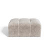 SITZKISSEN Chenille-Samt Beige 82cm - Beige, Textil (82/45/60cm) - Sia Home