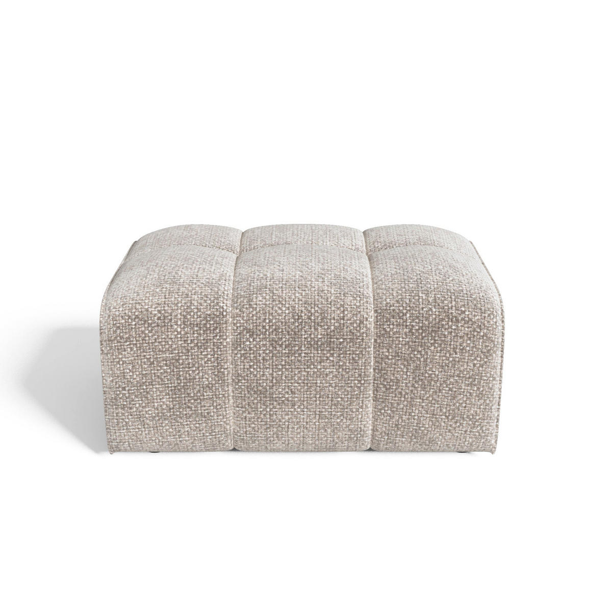 SITZKISSEN Chenille-Samt Beige 82cm - Beige, Textil (82/45/60cm) - Sia Home