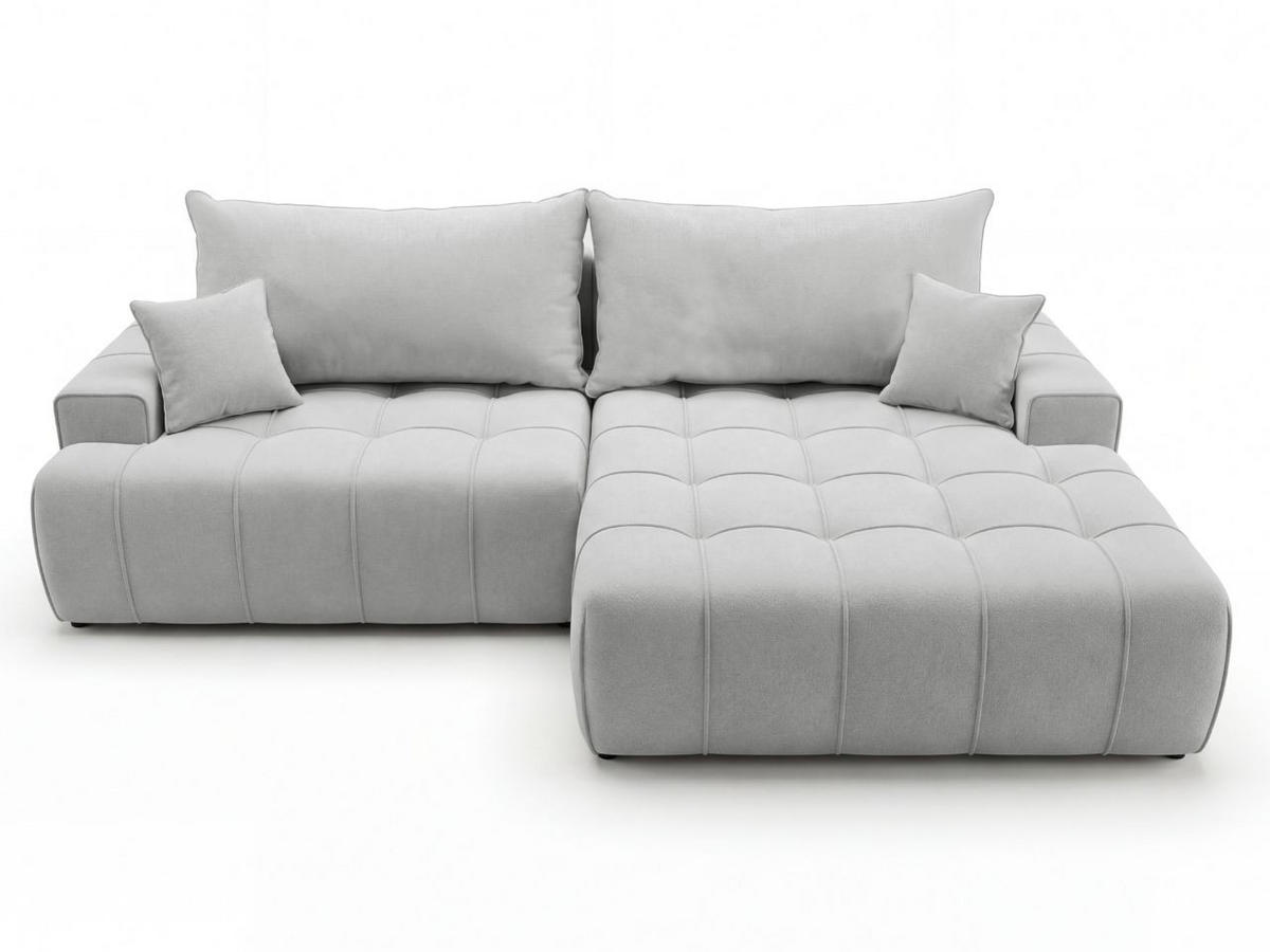 ECKSOFA Tulio Grau Rechts - Grau, Holz/Textil (165/270cm) - Graingold