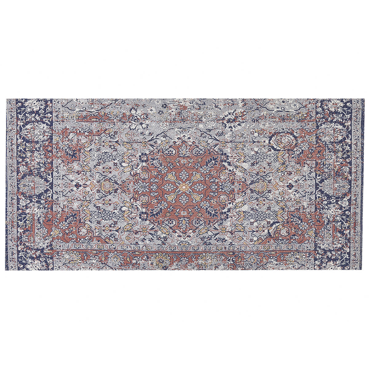 KURZFLOR-TEPPICH Korgan 150/80 cm - Multicolor, Kunststoff (80/150cm) - Beliani