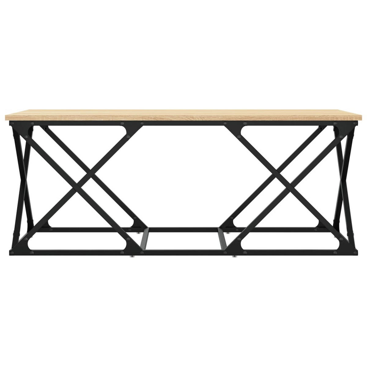 COUCHTISCH Sonoma-Eiche 100x49x40 cm Holzwerkstoff - Braun, Holzwerkstoff (100/49/40cm) - furnicato
