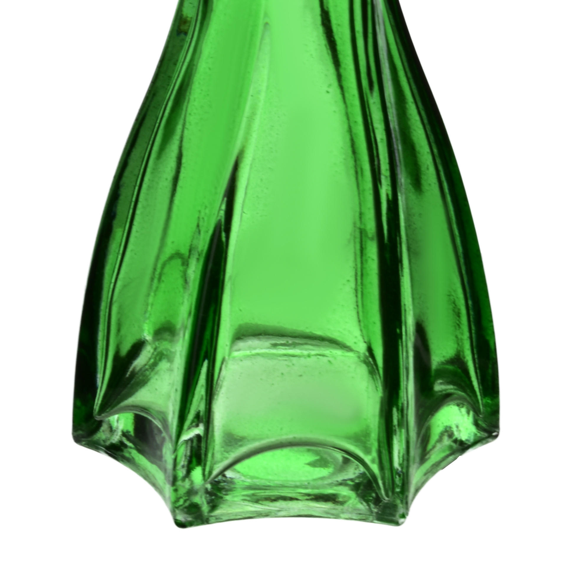 VASE Serenite grün 7/7/13 cm Glas - Grün, Glas (13cm) - Mondex