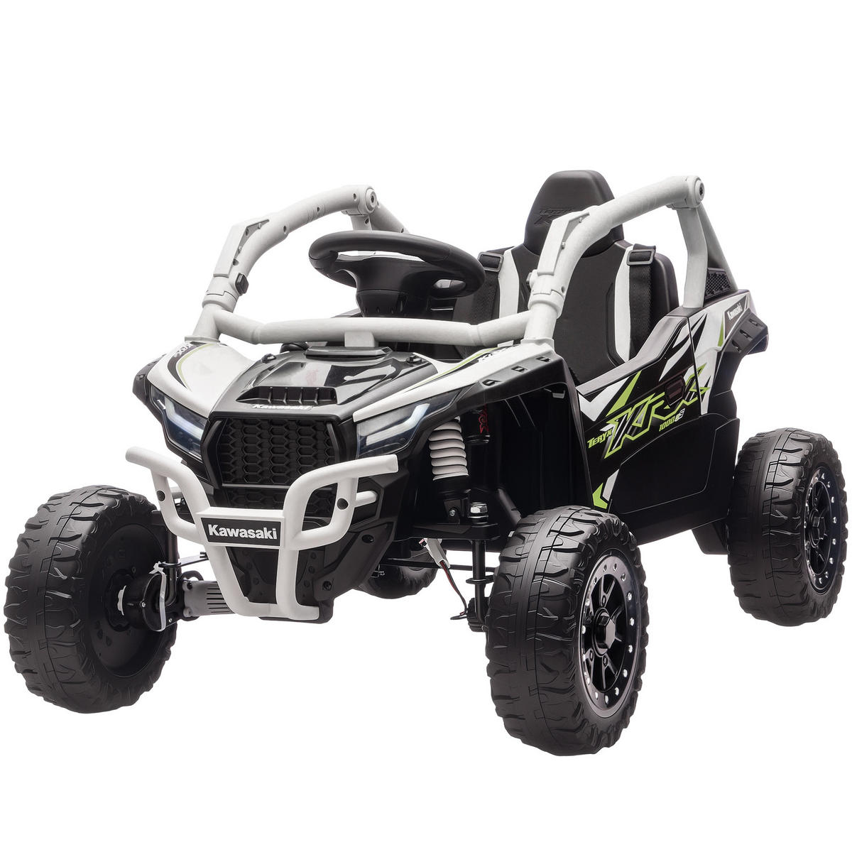 GELÄNDEFAHRZEUG DE-06261 für kinder KAWASAKI lizenziert mit Fernbedienung Grau - Grau, Kunststoff/Metall (100/64/56cm) - ComfortXL