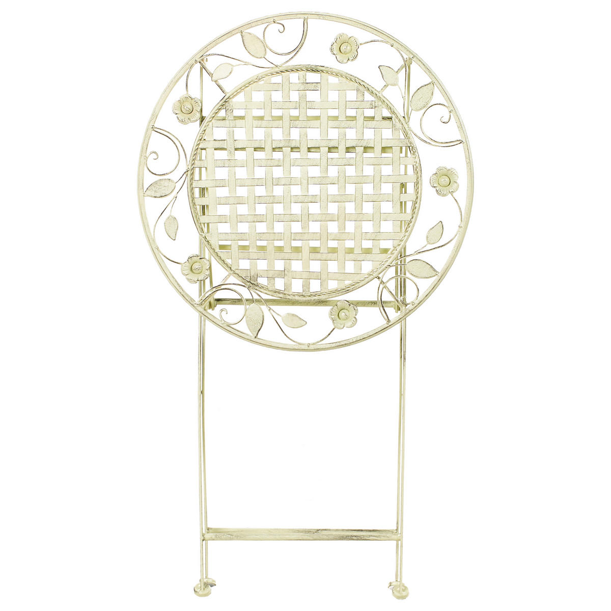 GARTEN-BARTISCH Grün Bivio - Grün, Metall (60/60/89cm) - Beliani