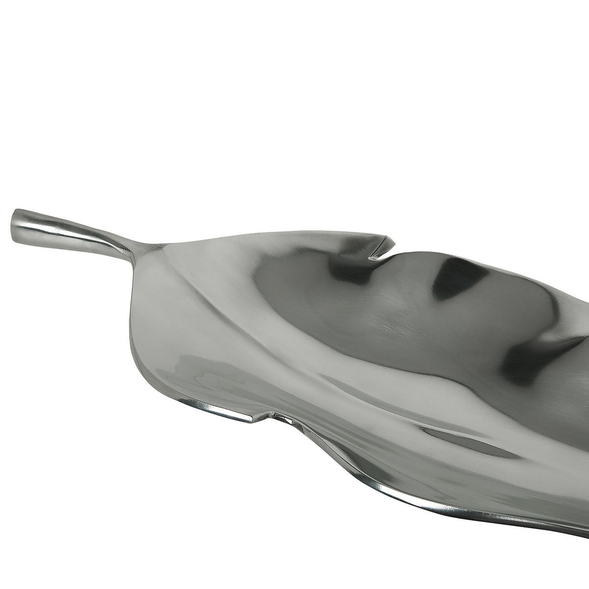 DEKOSCHALE Aluminium silber Amrus - Silberfarben, Metall (4cm) - Beliani