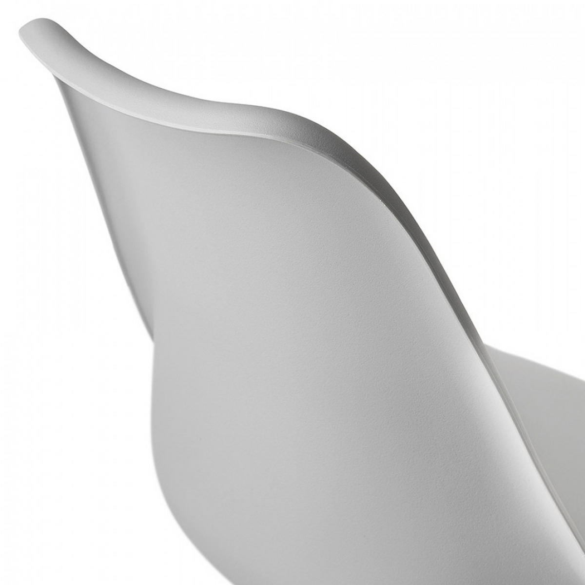 BARHOCKER grau 55x123x48cm - Schwarz/Grau, Kunststoff/Metall (55/123/48cm) - AlterEgo
