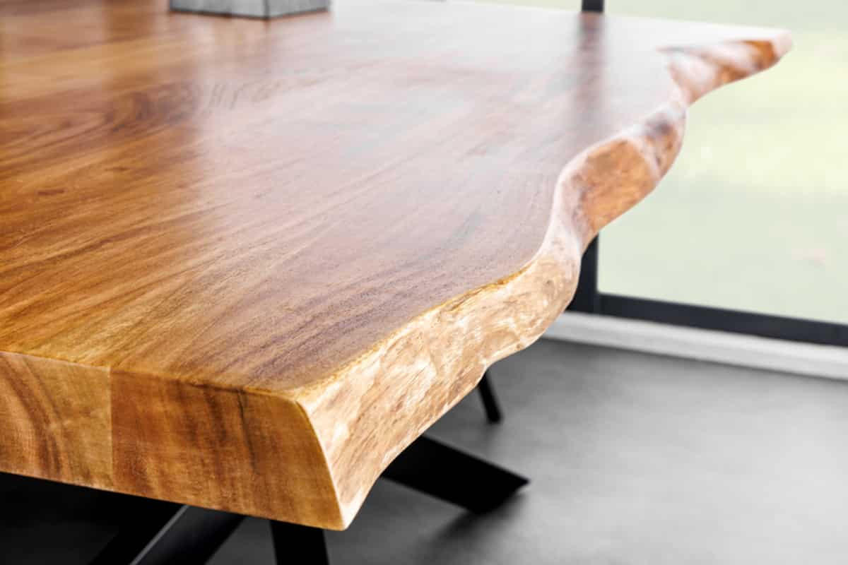 ESSTISCH MAMMUT Akazie 200cm - Schwarz/Braun, Holz/Metall (96/200/81cm) - riess-ambiente