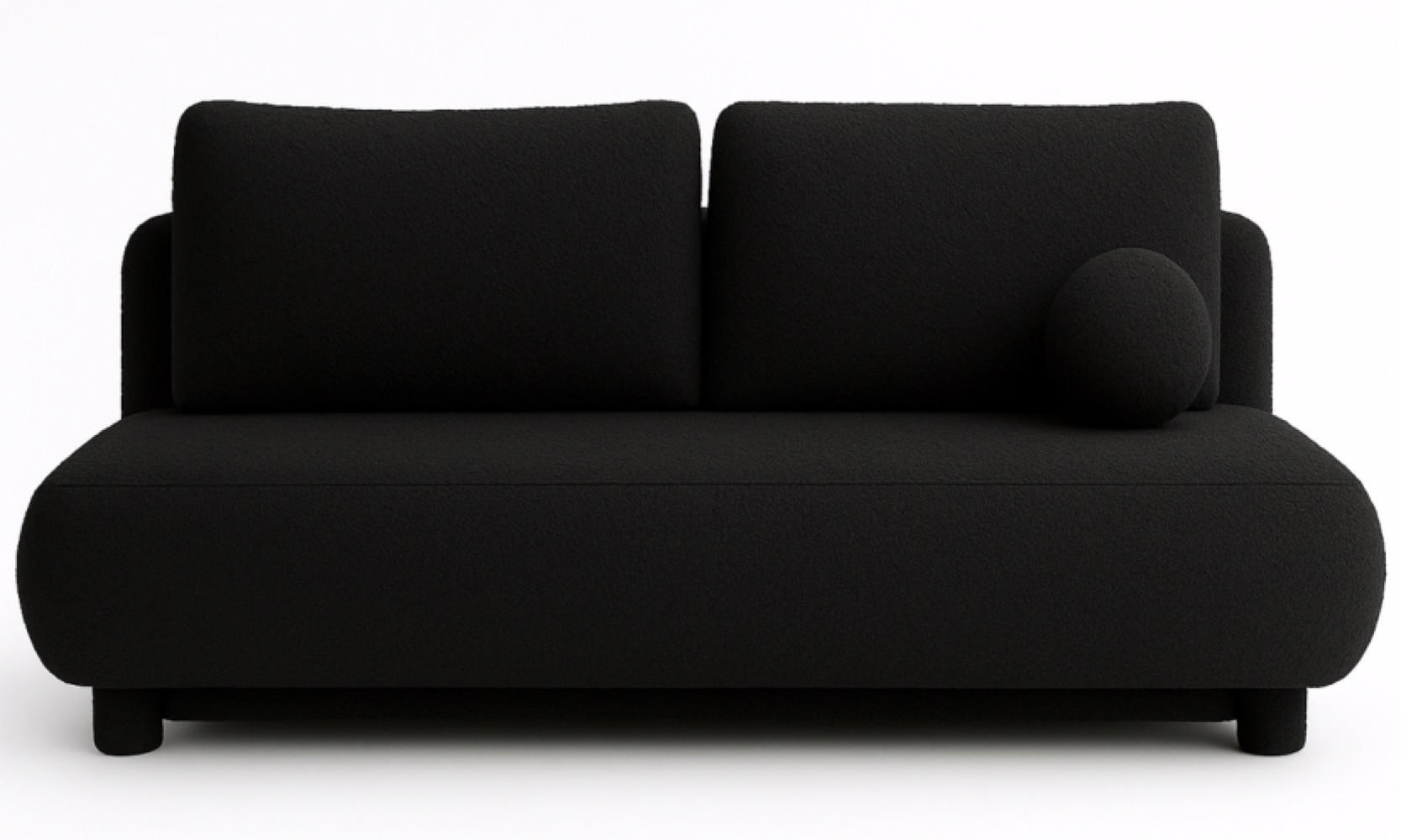 Sepro Meble Sofa Schwarz 209x96x96 cm