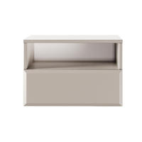 NACHTKONSOLE Chocolated Beige 54 cm - Beige, Holz/Holzwerkstoff (54/46.5/39cm) - Selsey