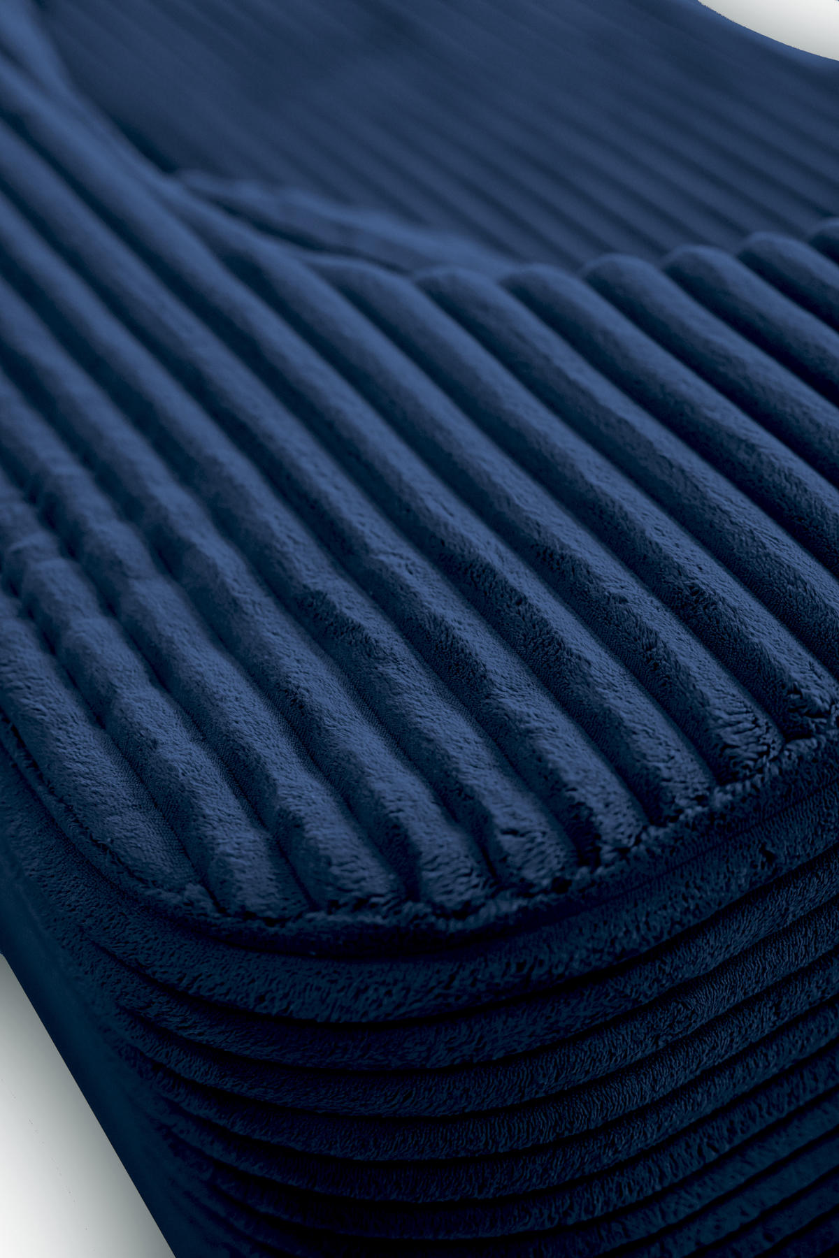 SCHLAFSOFA MYFOAM, Sofa mit Schlaffunktion, Farbe: Blau, Cordstoff - Blau, Textil (200/80/72cm) - Storez24