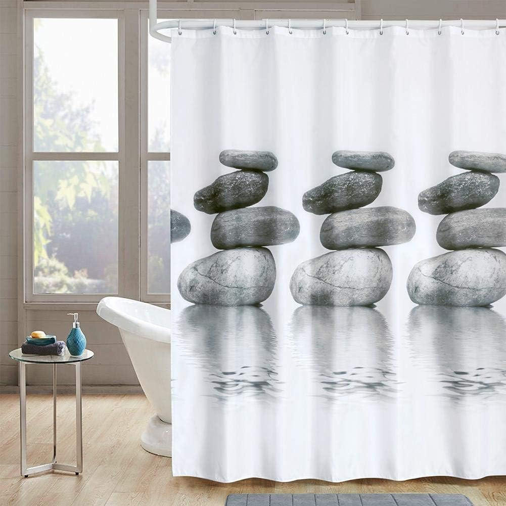 Mcboson Duschvorhang Grau 180x180 cm