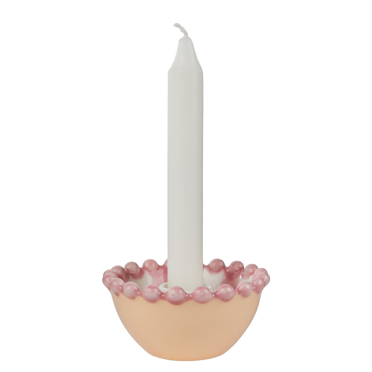 KERZENHALTER Strawberry aus Keramik - Rosa, Keramik (10/5/10cm) - Butlers