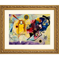 BILD gerahmt 53x63 cm Wassily Kandinsky "Gelb, Rot, Blau" - Gelb, Holz (63/53cm) - artissimo