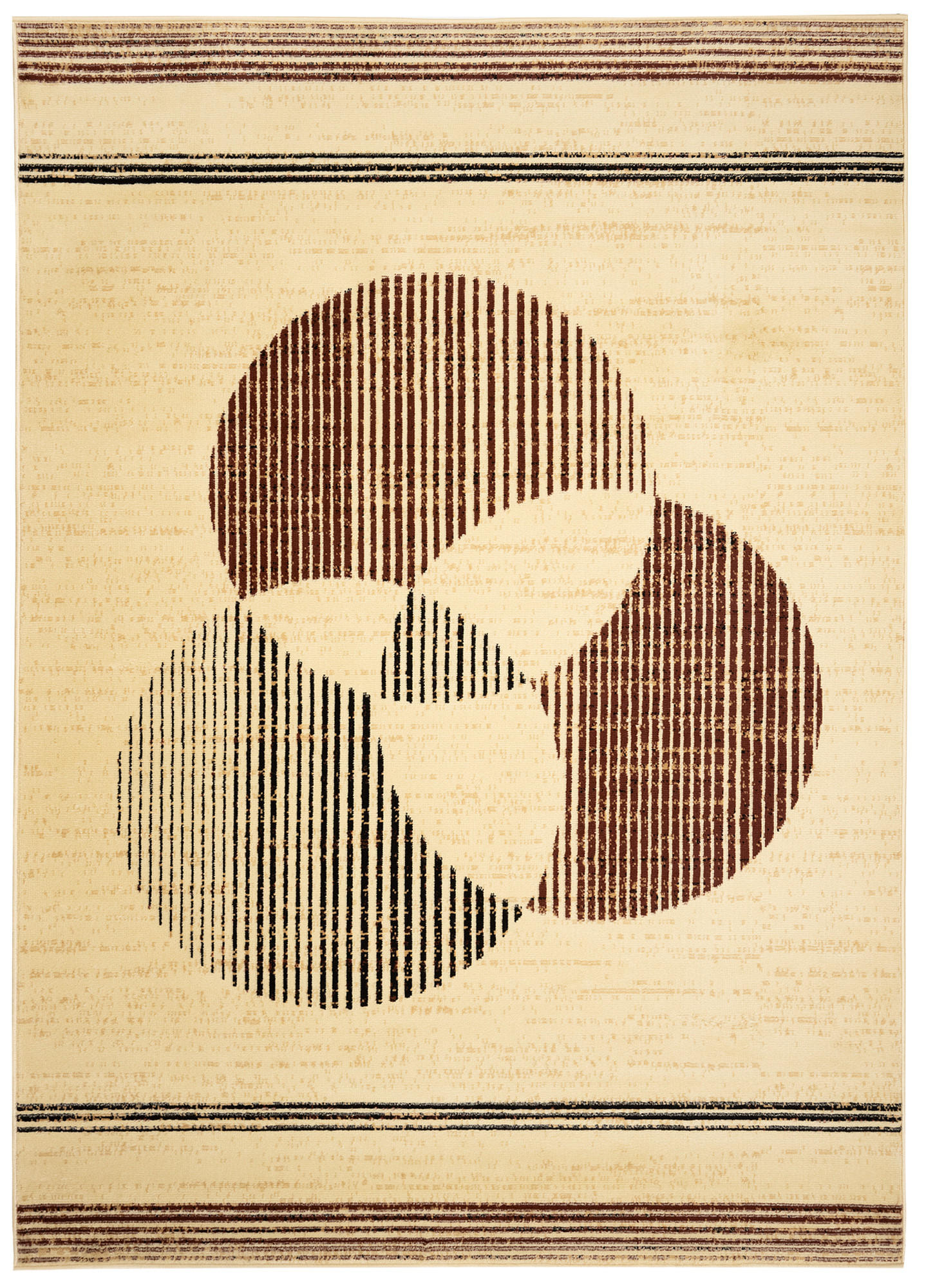 TEPPICH LUXURY Creme Geometrisch 300/400 cm - Creme, Textil (300/400cm) - Tapiso