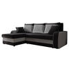 ECKSOFA Kris Lux - Schwarz, Holz/Kunststoff (238/147cm) - MIRJAN24