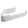TOILETTENPAPIERHALTER OHNE BOHREN ohne Ablage Weiß - Weiß, Metall (17/4/8cm) - Designfabrik Hamburg