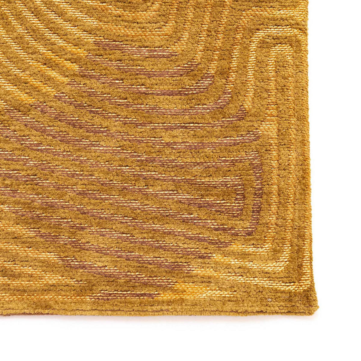 TEPPICH Jelly Gold Meditation 80/250 cm - Gelb, Textil (80/250cm) - Louis De Poortere