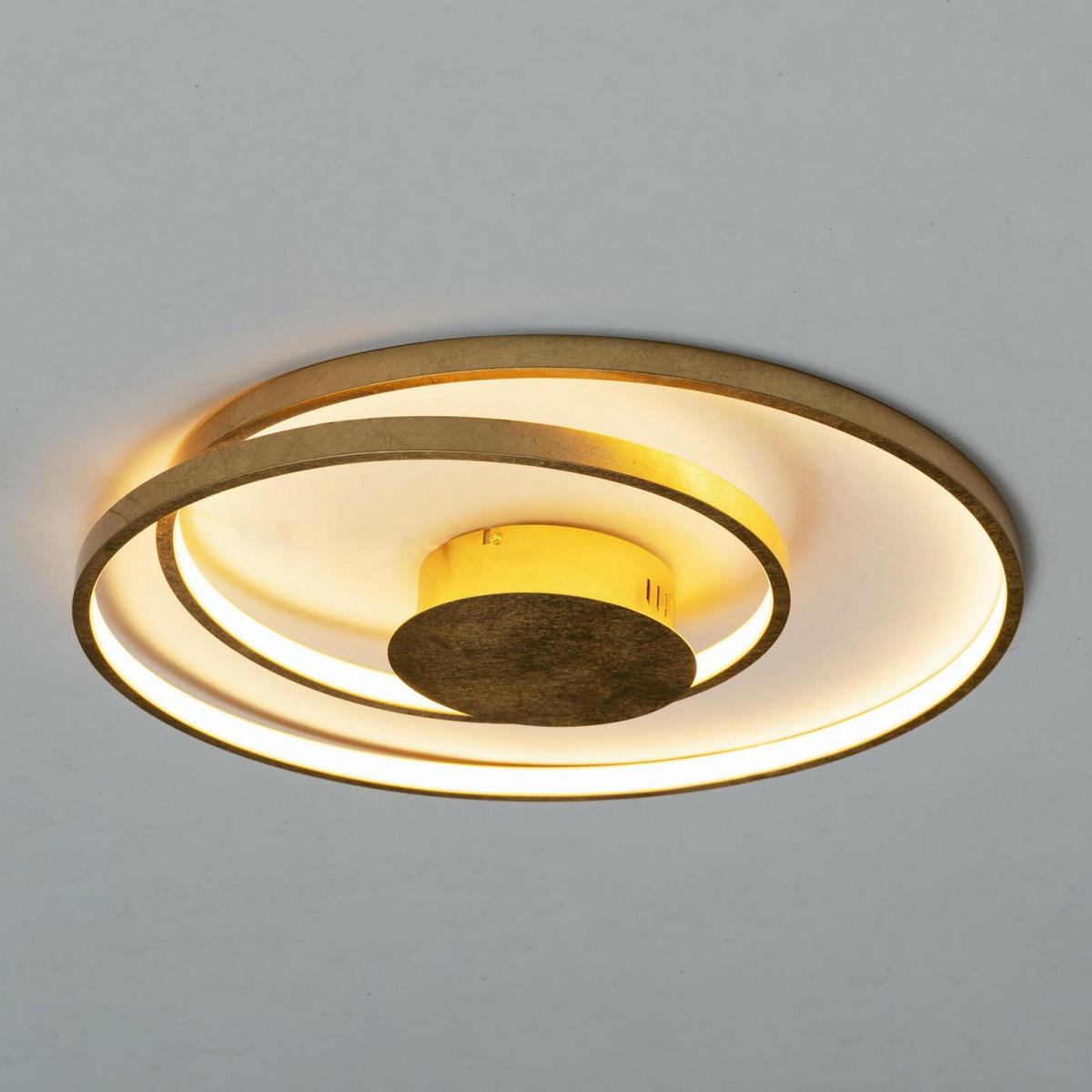 DECKENLEUCHTE Millenium, Gold / Messing, 19cm - Goldfarben, Metall (19/55/19cm) - KOSILUM