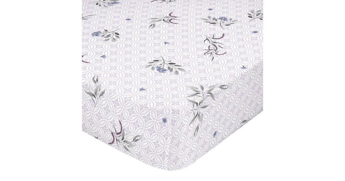 Happy Friday SPANNBETTLAKEN Delicate bouquet 105x200x32 cm (Bett 105 ...