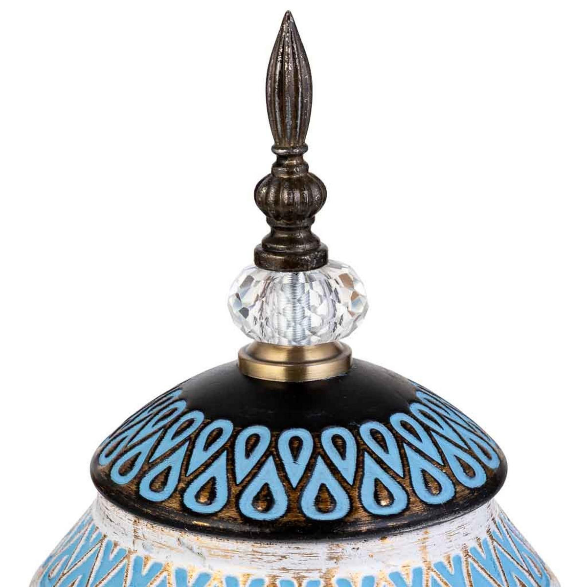 VASE aus Keramik, blau, 16x31cm - Blau, Keramik (31cm) - Wanderlust