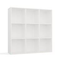 BÜCHERREGAL Weiß 110/110/30 - Weiß, Holzwerkstoff (110/110/30cm) - RAUMHIRSCH FURNITURE