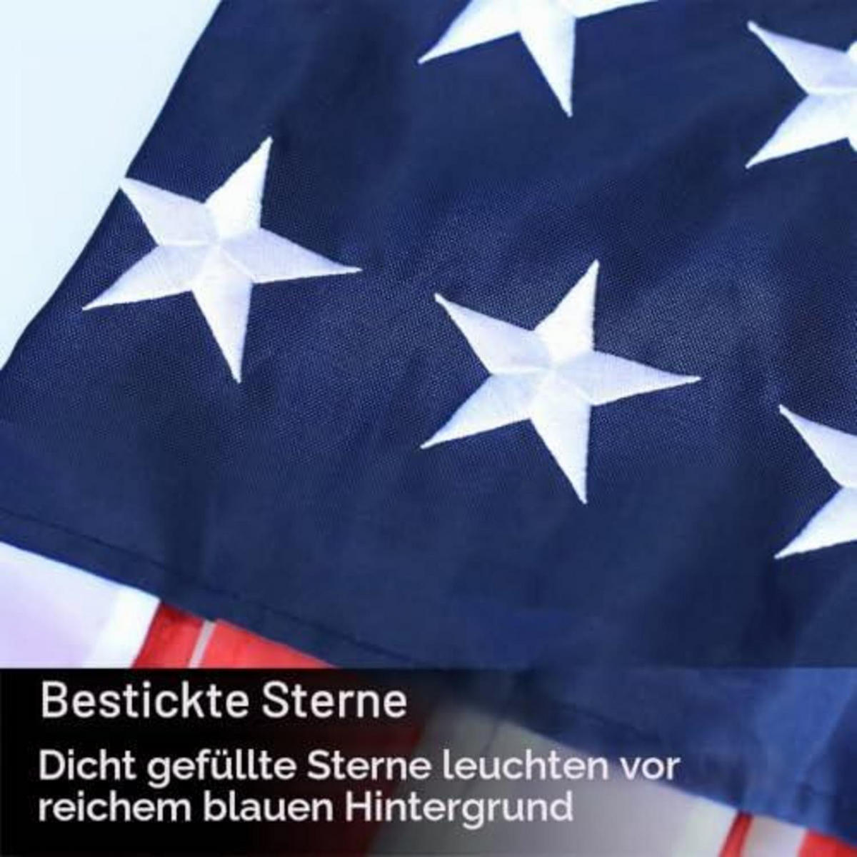 WINDSACK USA-Flagge 102 cm - Multicolor, Textil (101.6/15.2/1cm)