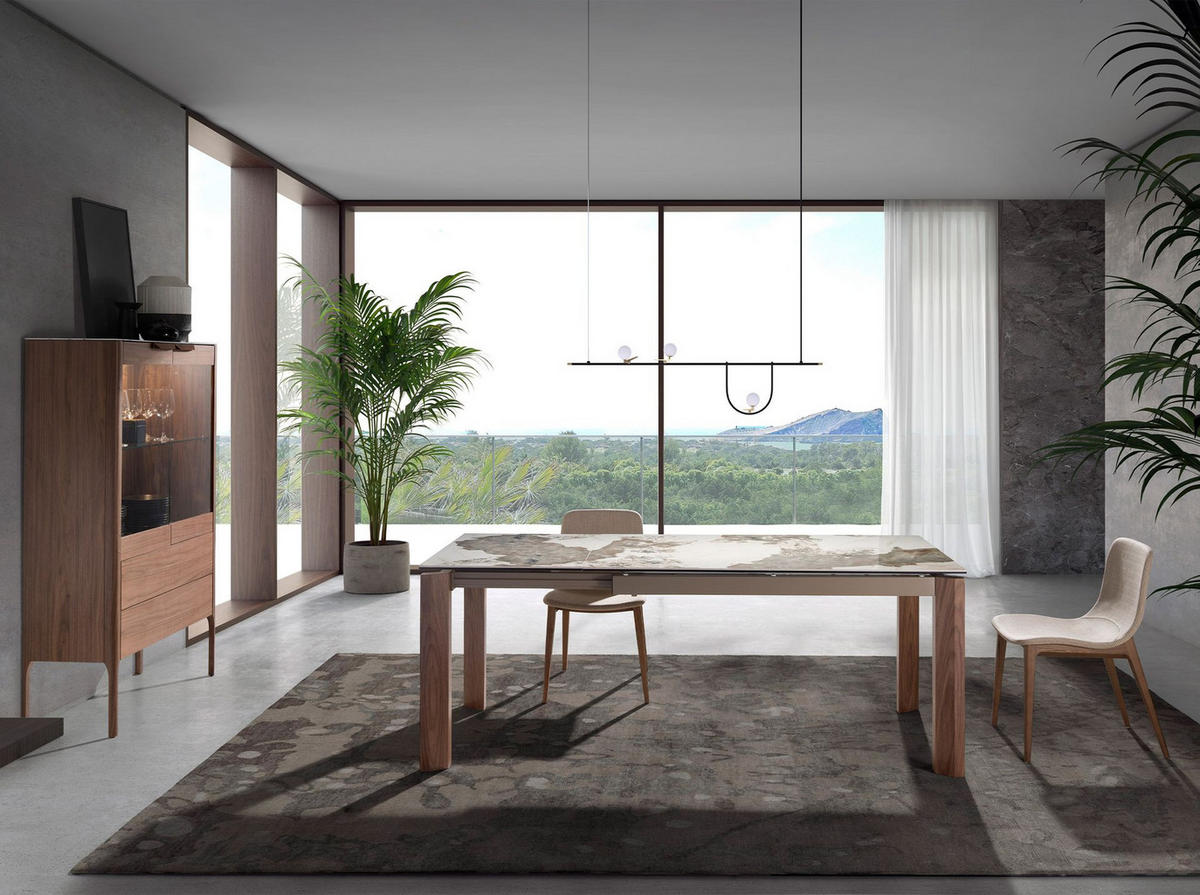 STUHL aus beigem Stoff - Beige/Braun, Holz/Textil (60/78/48cm) - ANGEL CERDA