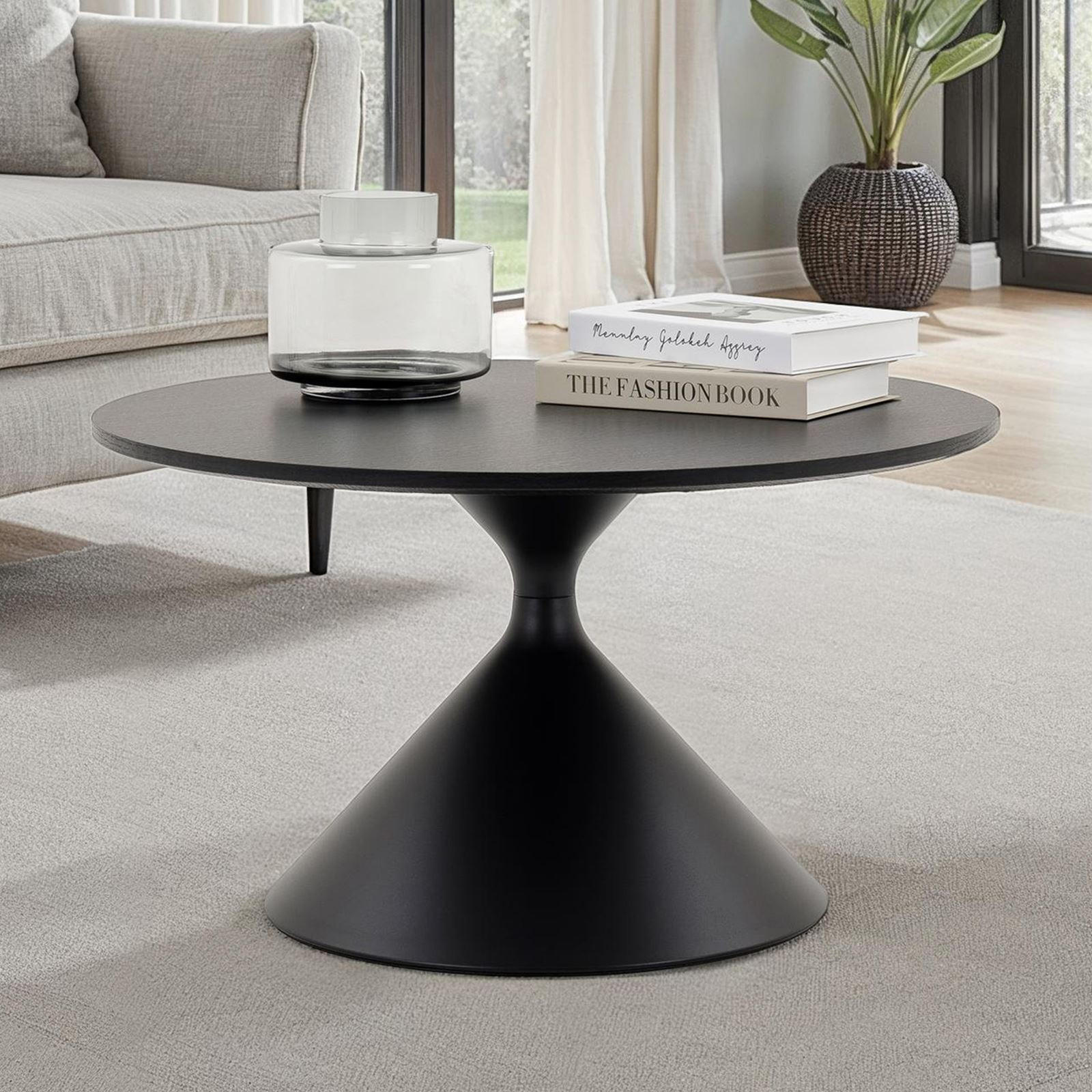 COUCHTISCH ISOMA - Schwarz, Holzwerkstoff (70/70/40cm) - IDIMEX