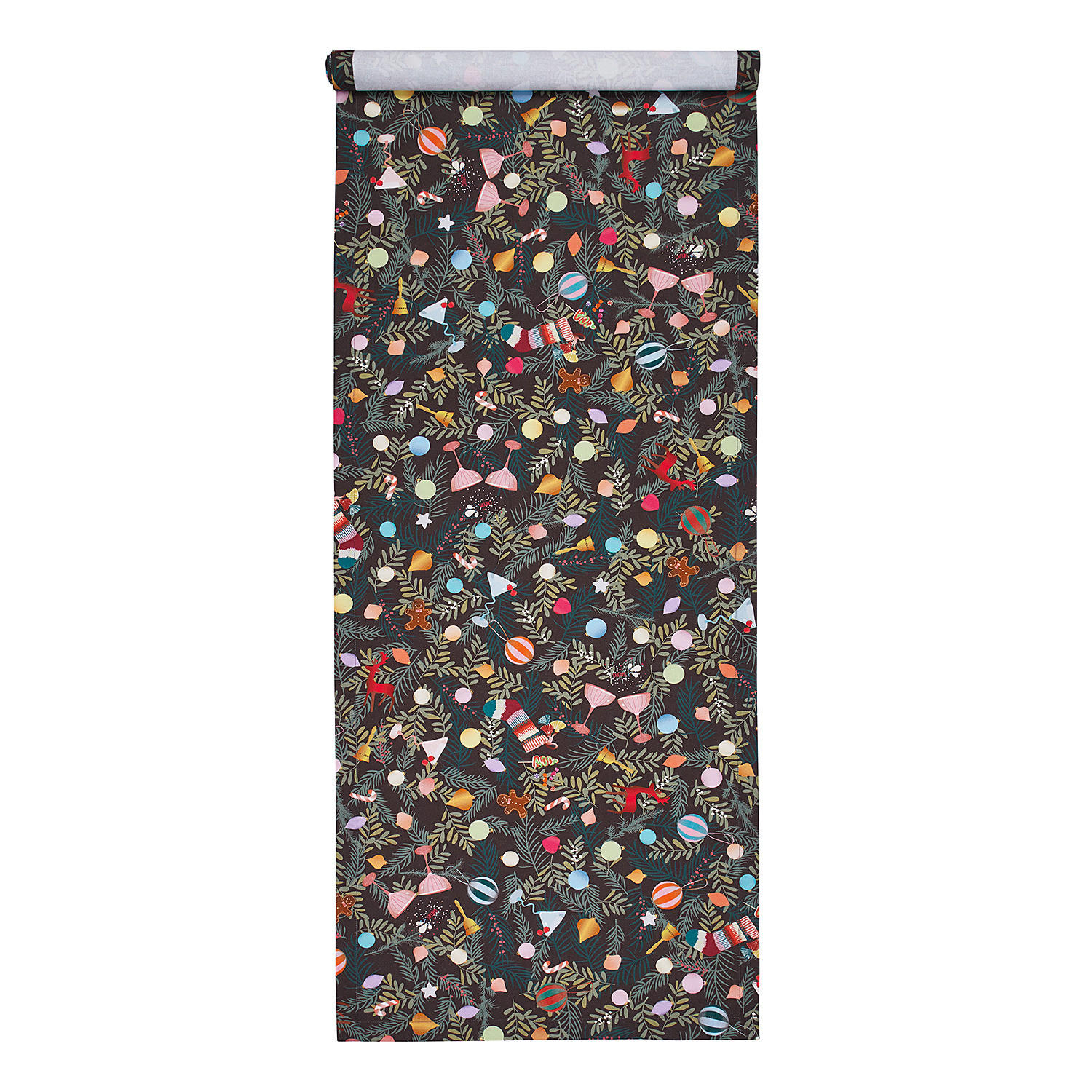 TISCHLÄUFER Christmas Cheers - Multicolor, Textil (50/160cm) - BUTLERS