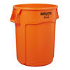 MÜLLEIMER 121,1 Liter 69,2x63,5x55,5 cm Kunststoff Orange - Orange, Metall (63.5/69.2/55.5cm) - PROREGAL