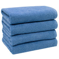 HANDTÜCHER, 4er-Set, 50x100 cm, 100% Baumwolle, Blau - Dunkelblau, Textil (50/100cm) - Zollner
