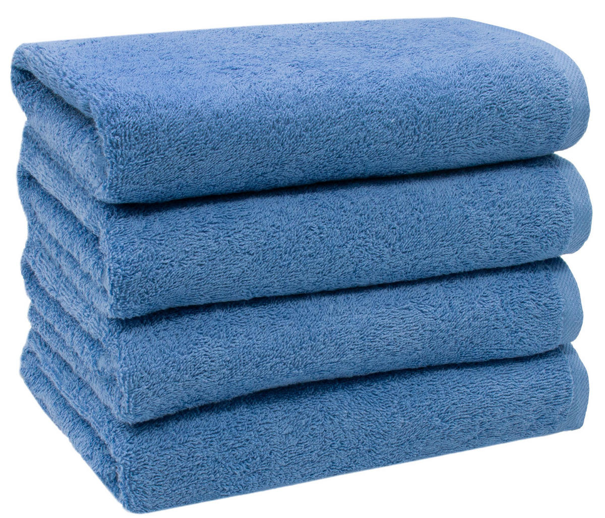 HANDTÜCHER, 4er-Set, 50x100 cm, 100% Baumwolle, Blau - Dunkelblau, Textil (50/100cm) - Zollner