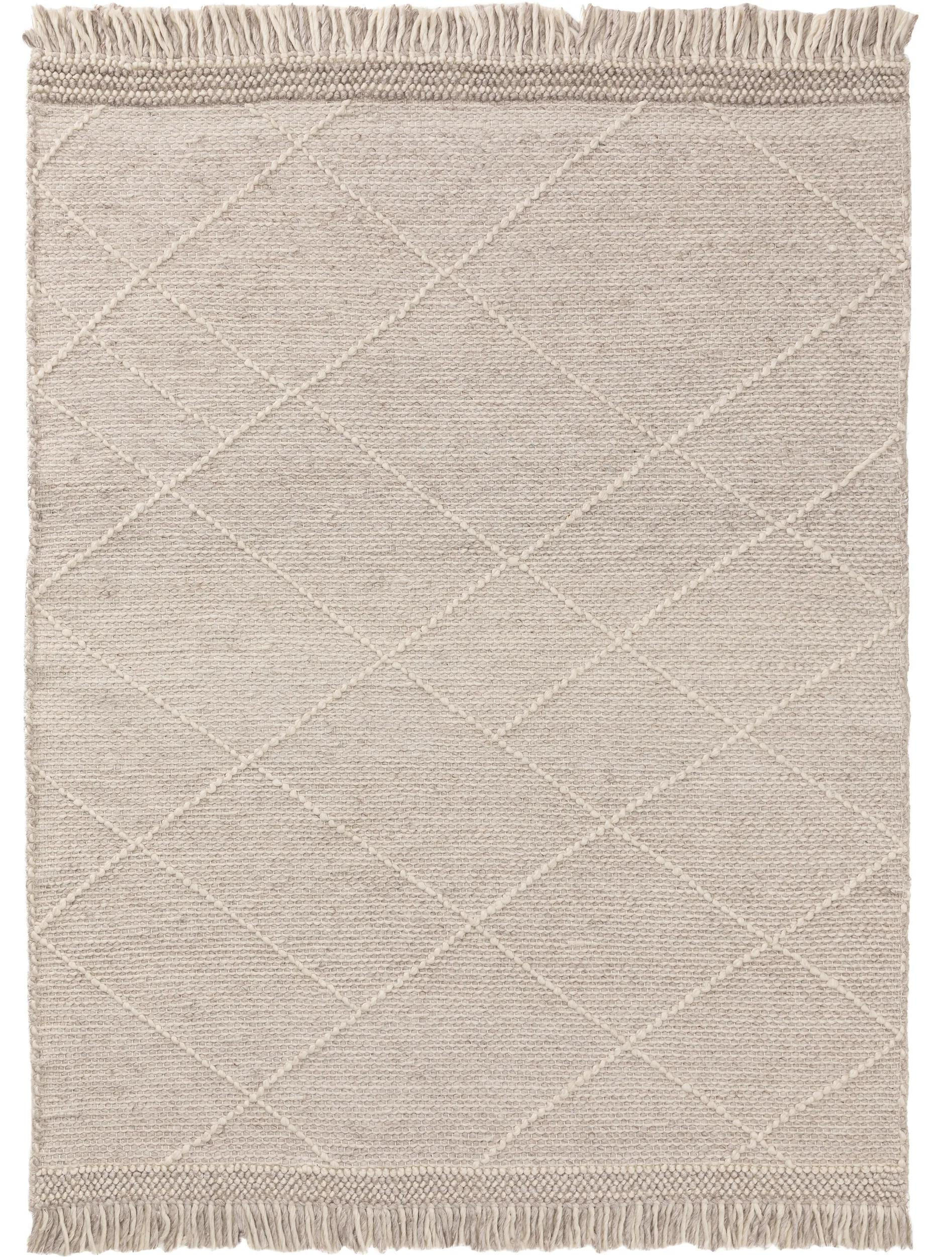 WOLLTEPPICH Daphne Beige 200x300 cm - Beige, Textil (200/300cm) - benuta Pure