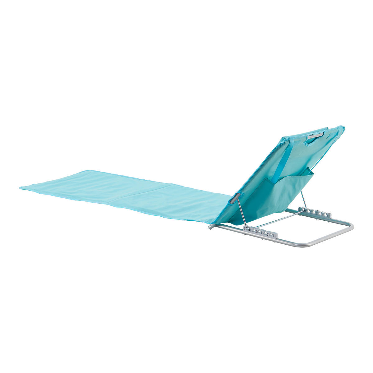 STRANDMATTEN-SET 2 TLG. Cellorigo - Türkis, Textil/Metall (160/42/49cm) - [en.casa]