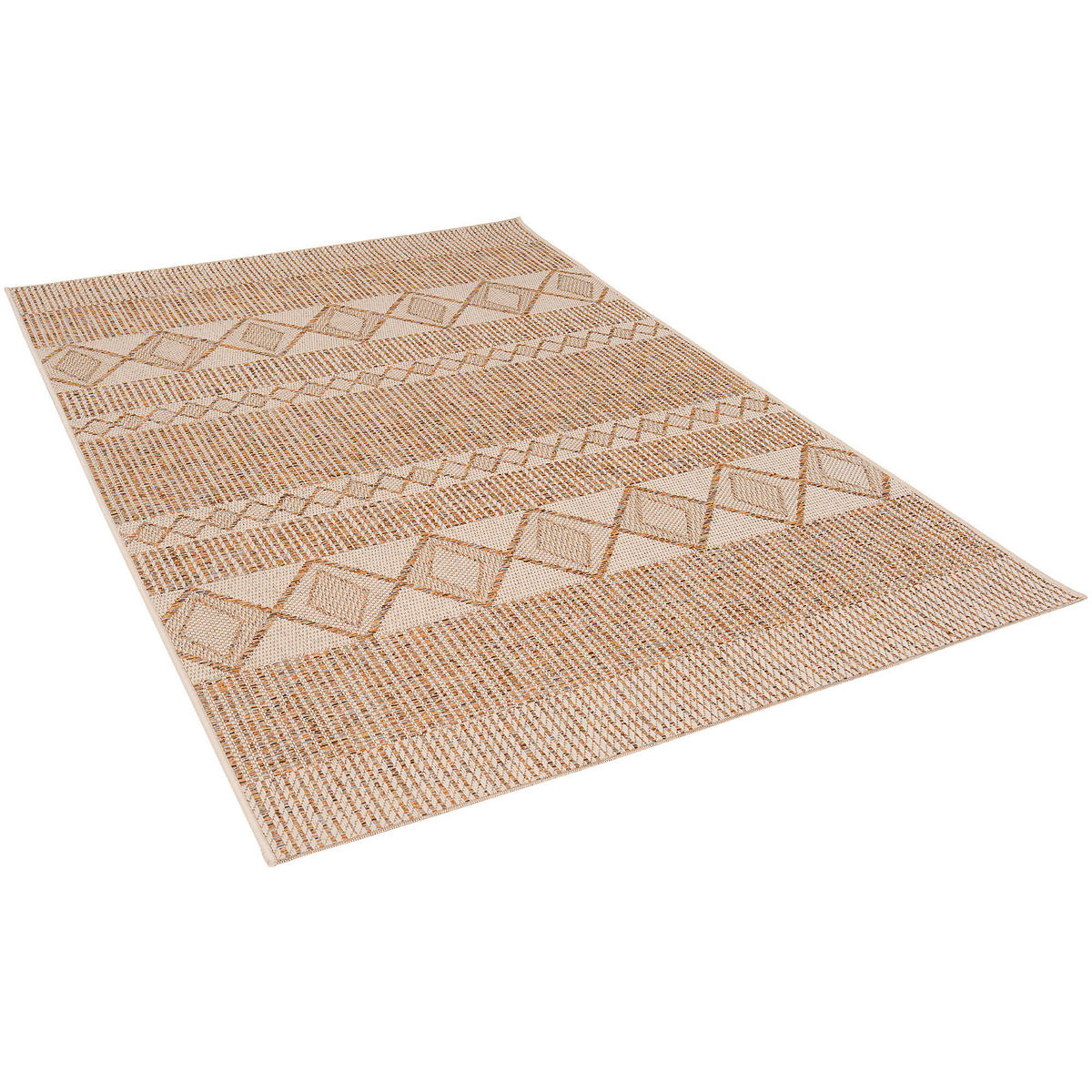 PANAMA IN- UND OUTDOOR TEPPICH - Nussbaumfarben, Textil (80/120cm) - Pergamon