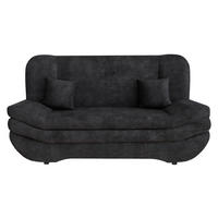 SCHLAFSOFA Weronika - Schwarz, Holz/Kunststoff (200/95/90cm) - MIRJAN24